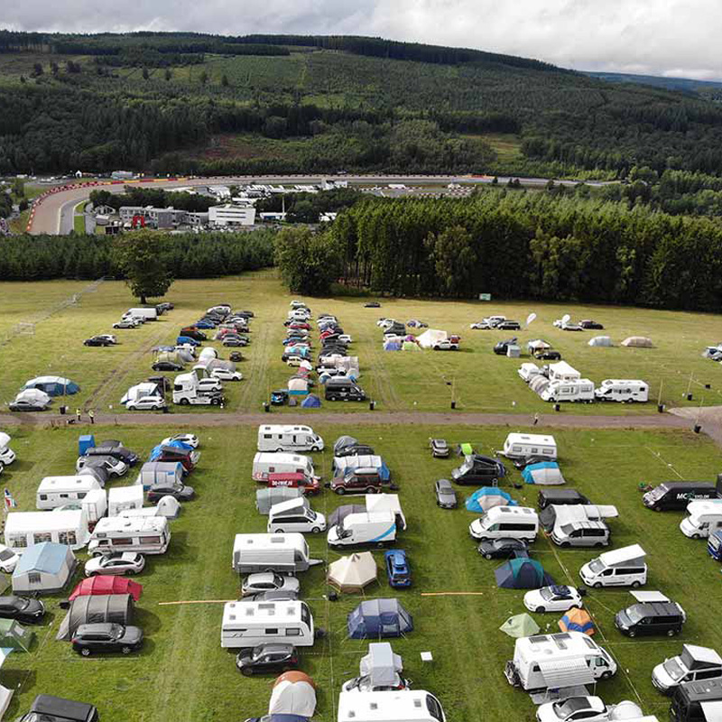 Pěší vzdálenost k Circuit de Spa-Francorchamps | Nejlépe hodnocený kemp a hotel | F1 Spa | Circuit de Spa-Francorchamps - Belgie