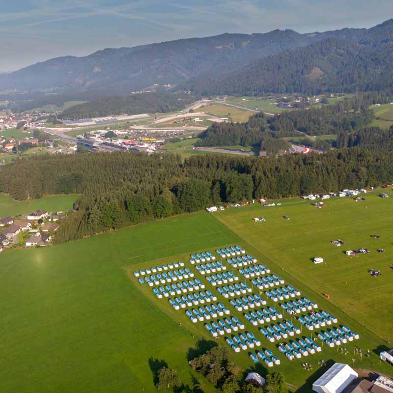 Walking distance to Red Bull Ring | Best rated Camping & Hotel | F1 & MotoGP | Red Bull Ring | Spielberg - Austria